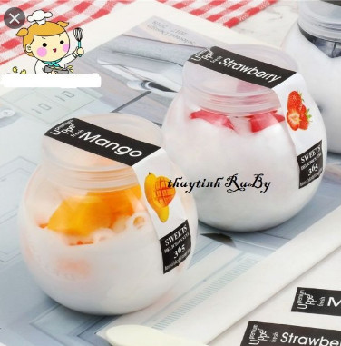 [HCM]10 Hũ Sữa Chua Tròn 100ml Nắp Nhựa