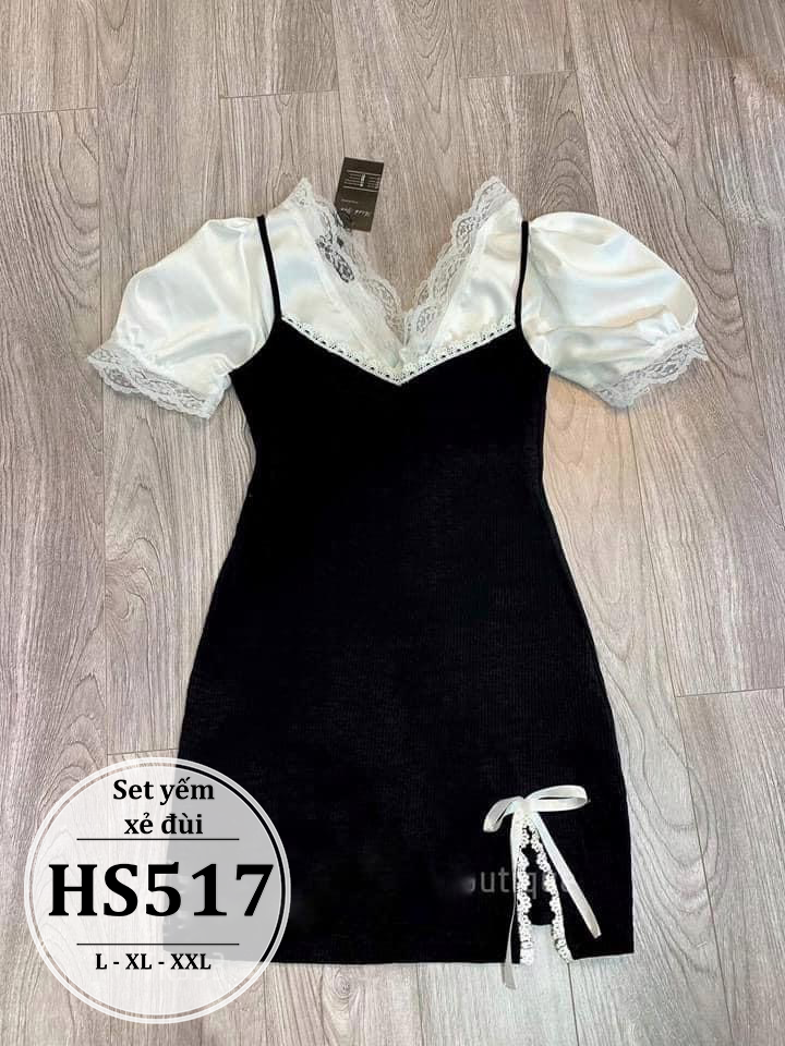 SET BIGSIZE YẾM XẺ ĐÙI HS517 - SIZE L - XL - XXL