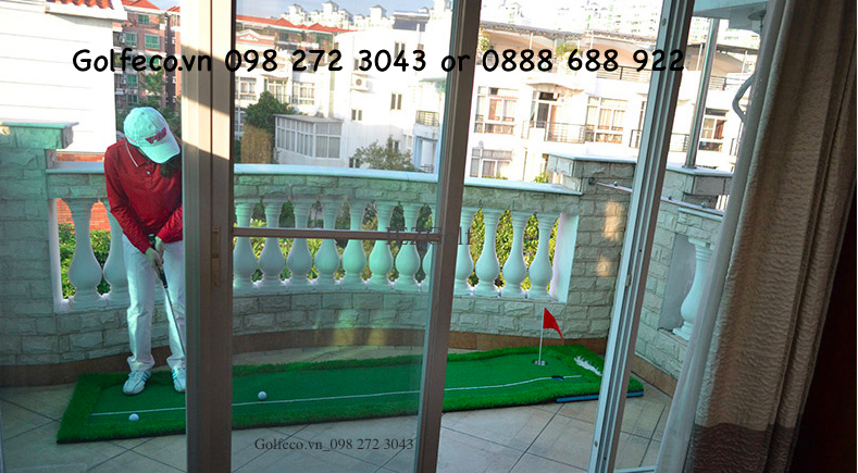 THẢM PUTTING LINE TRẮNG -PGM GOLF GREEN WITH WHITE LINE - GL001
