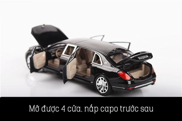 Ô tô Mô hình Mercedes Maybach S650 Pullman Tỉ lệ 1:24
