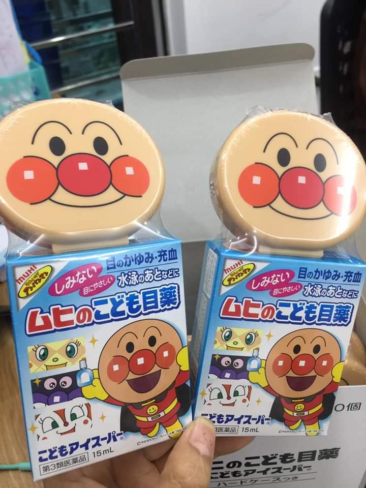 Nhỏ mắt Muhi Nhật Bản cho trẻ