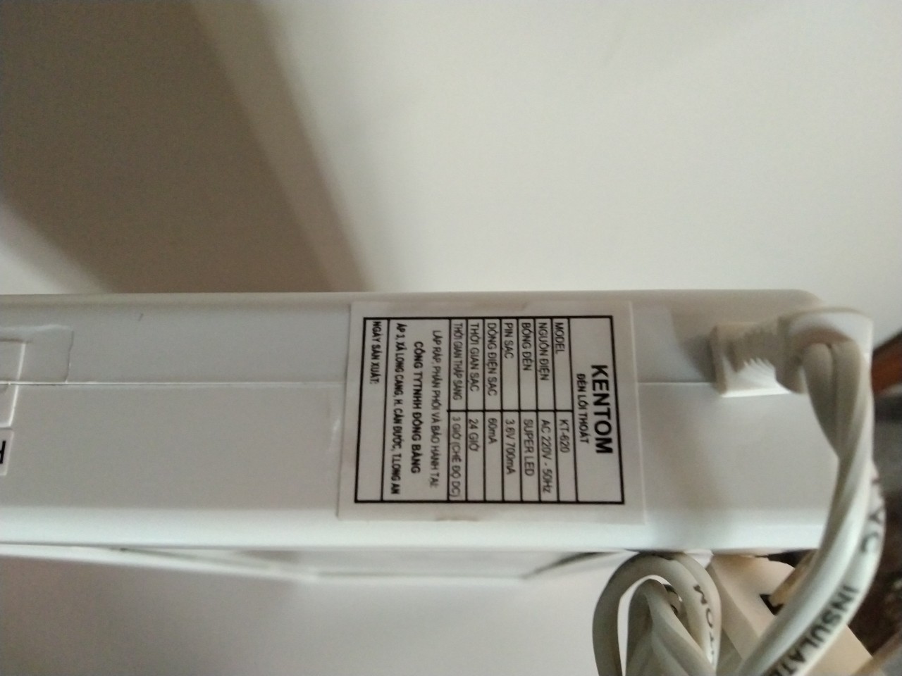 [HCM]Đèn Exit Kentom 2 mặt KT-620