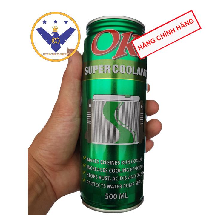 Nước làm mát động cơ ô tô (màu xanh) OKI Super Coolant 500ml