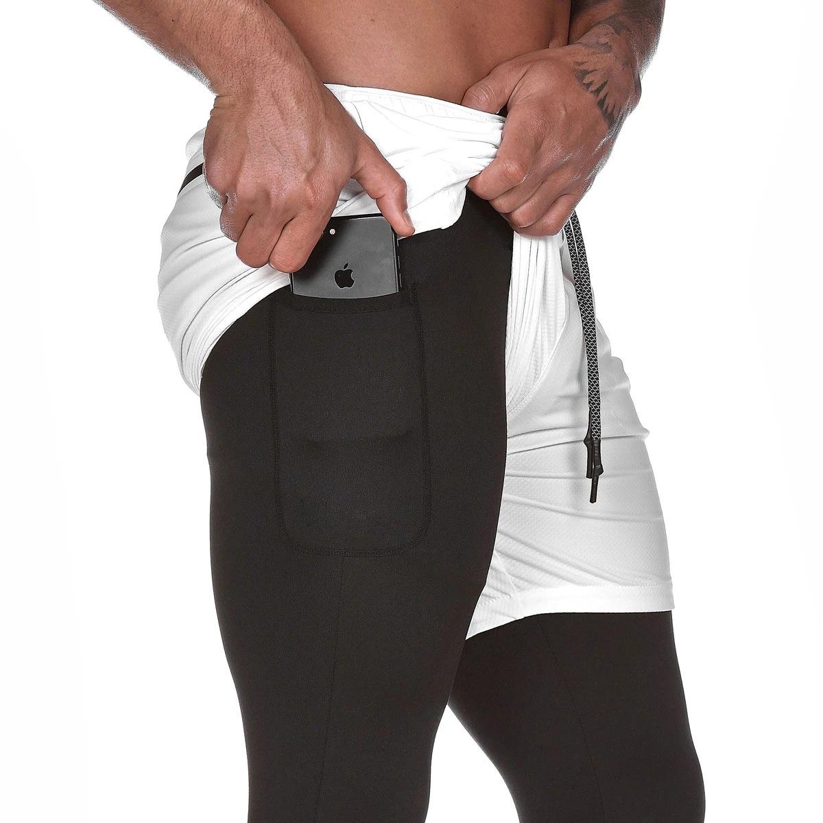 Quần Tập Gym Nam 2 Lớp - Kết Hợp Legging Dài Thể Thao SQ517