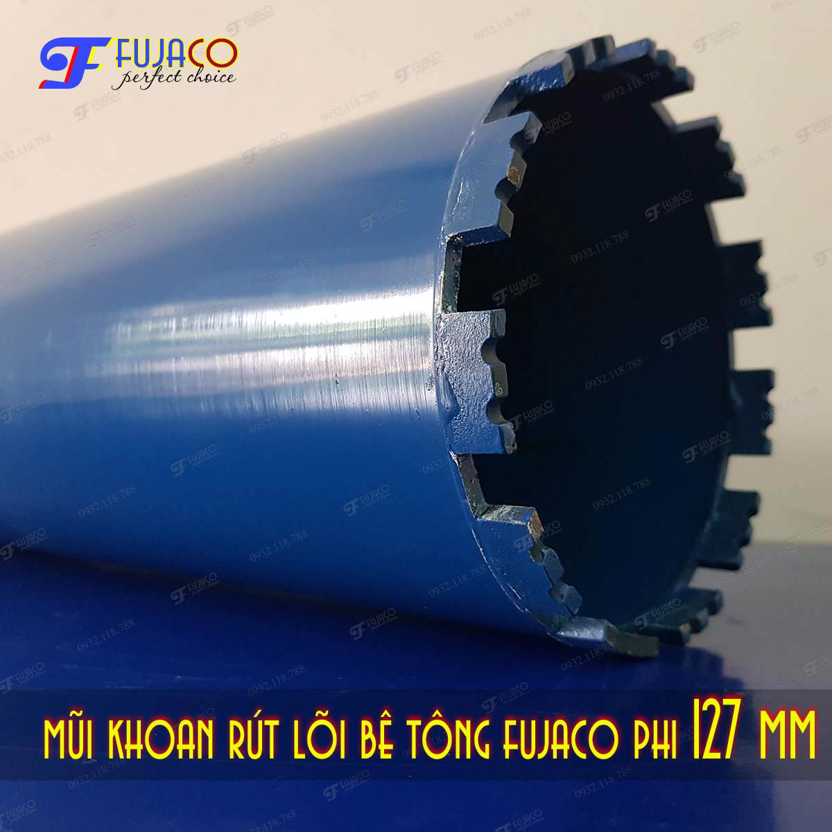 [HCM]Mũi khoan rút lõi bê tông phi 127 mm - FUJACO