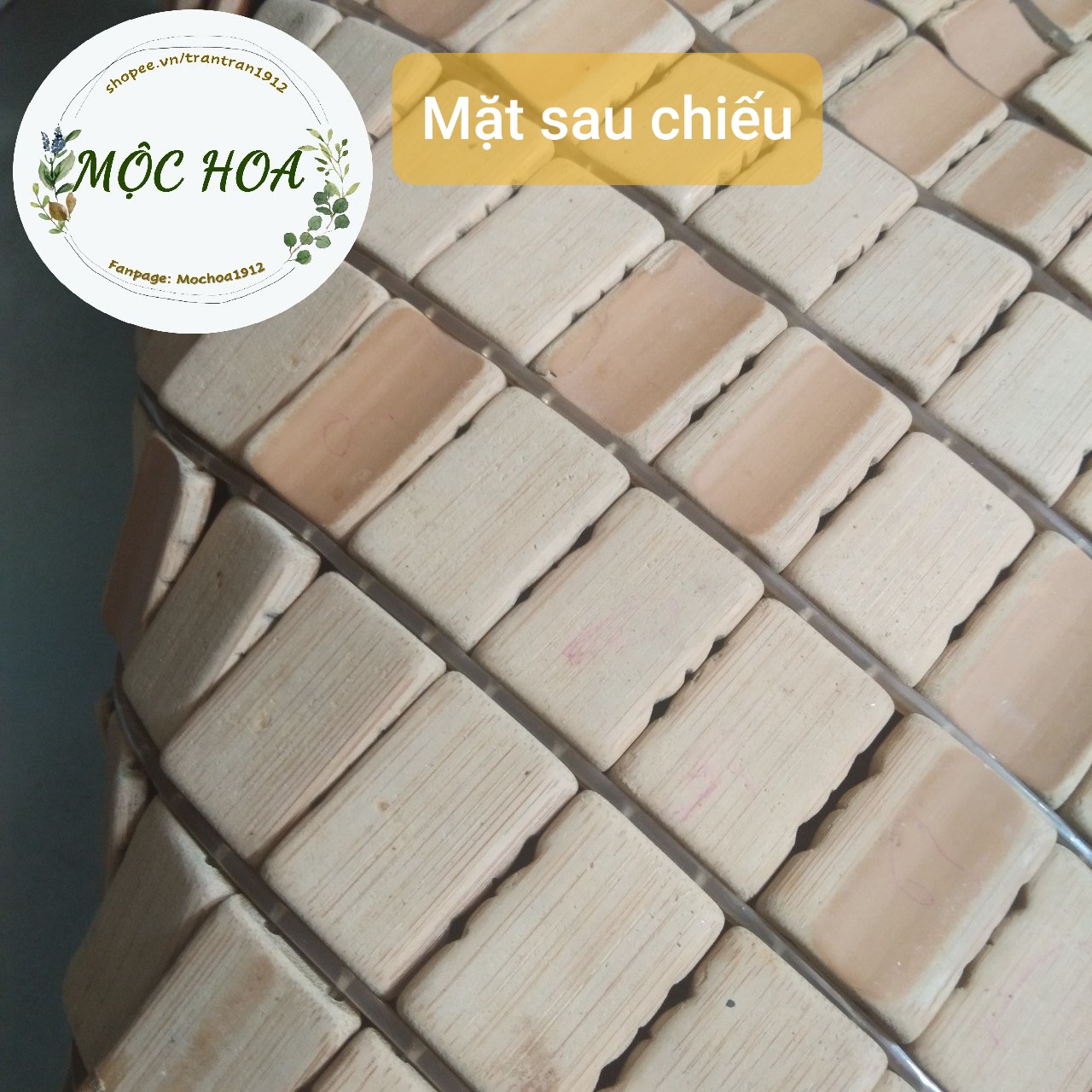 CHIẾU TRE HẠT CỰC LỚN 1M5 x 1M85 ĐAN THỦ CÔNG