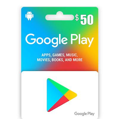 [HCM]Thẻ Google Play 50 USD Hệ US