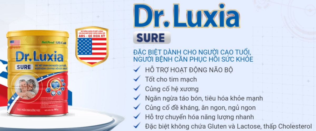 SỮA BỘT DR.LUXIA SURE - LOẠI 900G