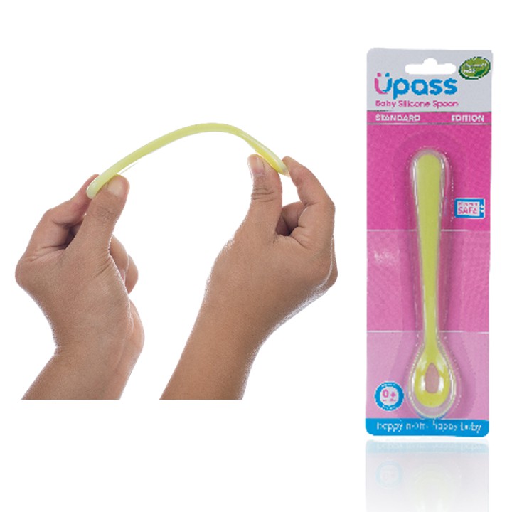 Thìa ăn dặm silicone cho bé UPASS UP3001W
