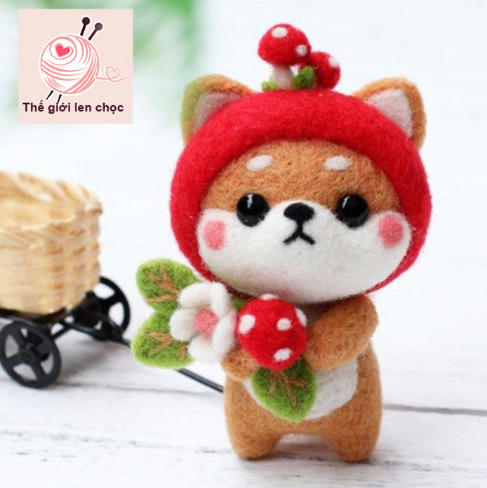 [LEN CHỌC CÓ HƯỚNG DẪN] BỘ KIT SHIBA VUI VẺ 2