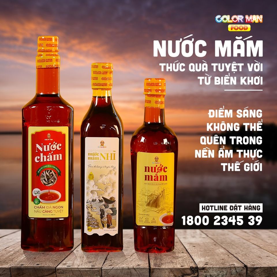Nước mắm 10 đạm Color Man (chính hãng)- kimhoaflower