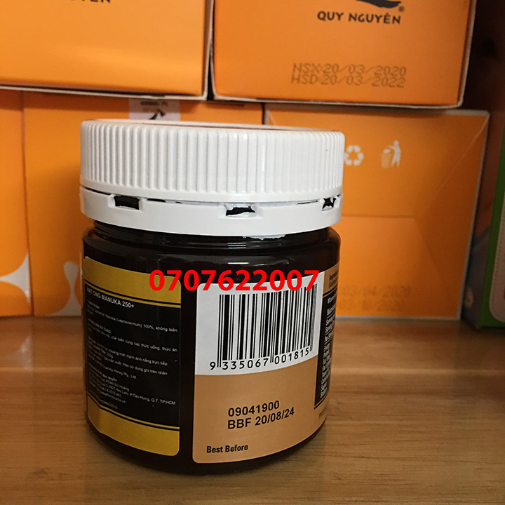 Mật ong Manuka ÚC 250+ 250gr