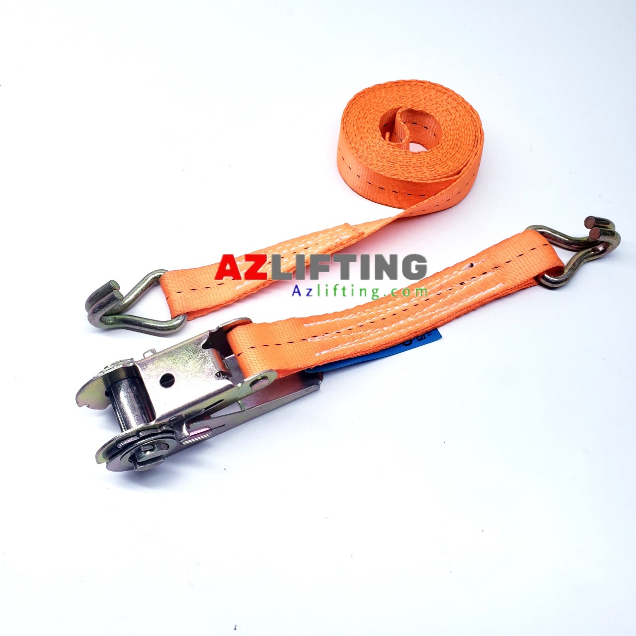 Ratchet tie down 25x5m J hook
