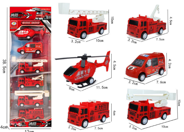 Bộ đồ chơi siêu đẹp gồm 6 món đồ ôtô máy bay cho bé yêu