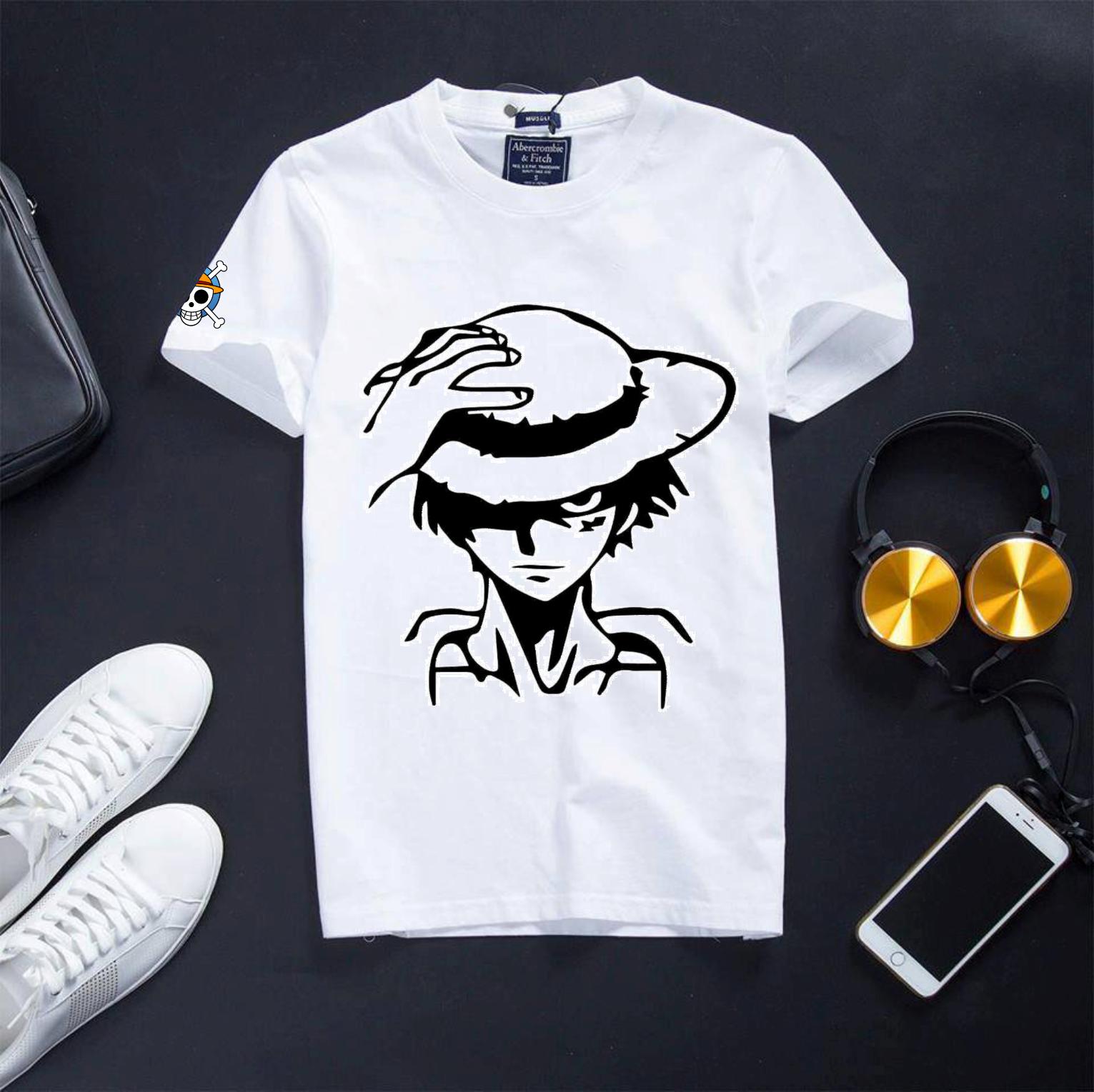 Áo One Piece - Luffy đen trắng