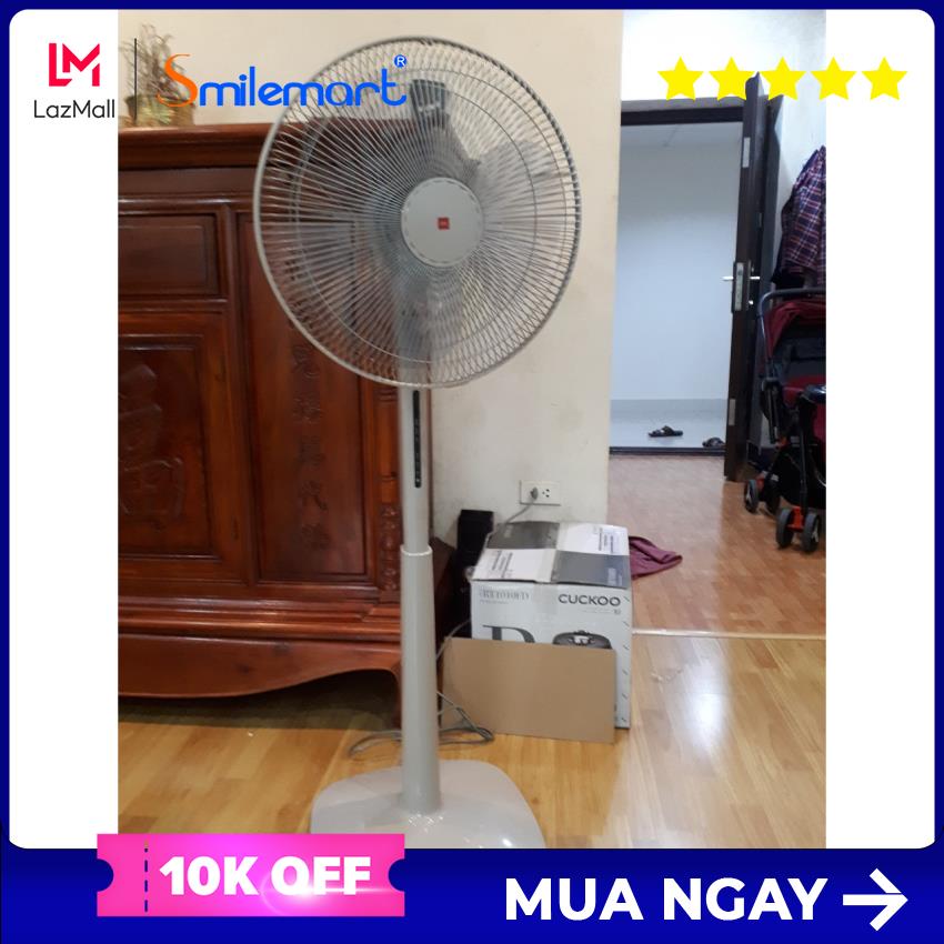 Quạt cây có điều khiển KDK M40K màu trắng sữa