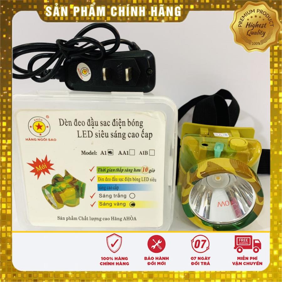 Đèn đội đầu bóng led siêu sáng sạc điện