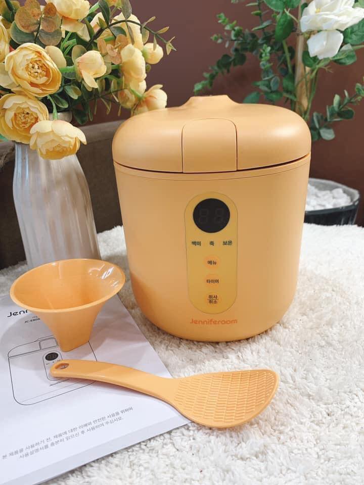 NỒI CƠM ĐIỆN ĐA NĂNG MINI - JENNIFEROOM MACARON HÀN QUỐC (BẢO HÀNH 24 THÁNG)