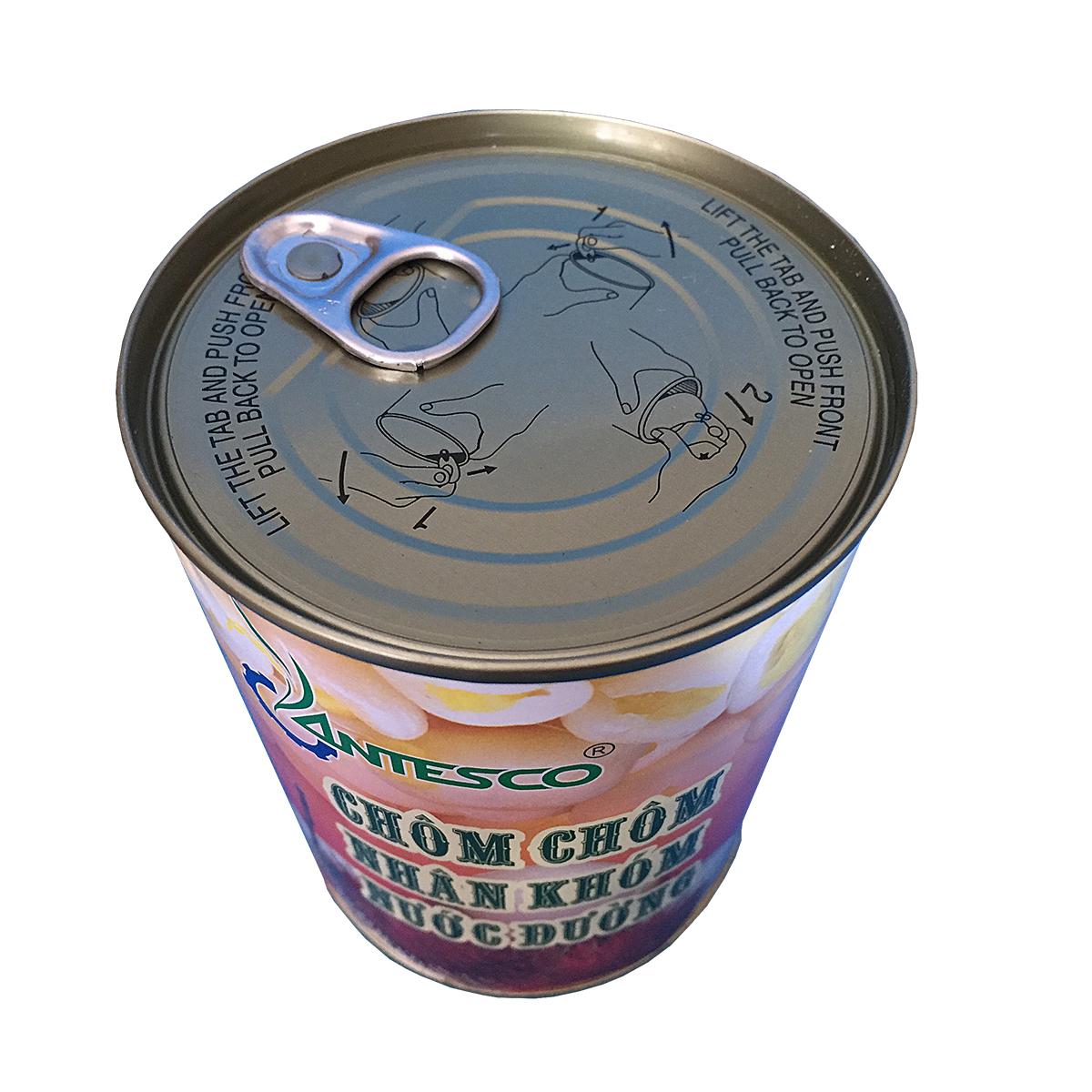 [HCM]Chôm chôm nhân khớm nước đường (565gr) - Chôm chôm đóng hộp - Chôm chôm đóng lon - Nước trái cây giải khát - Thương hiệu Antesco
