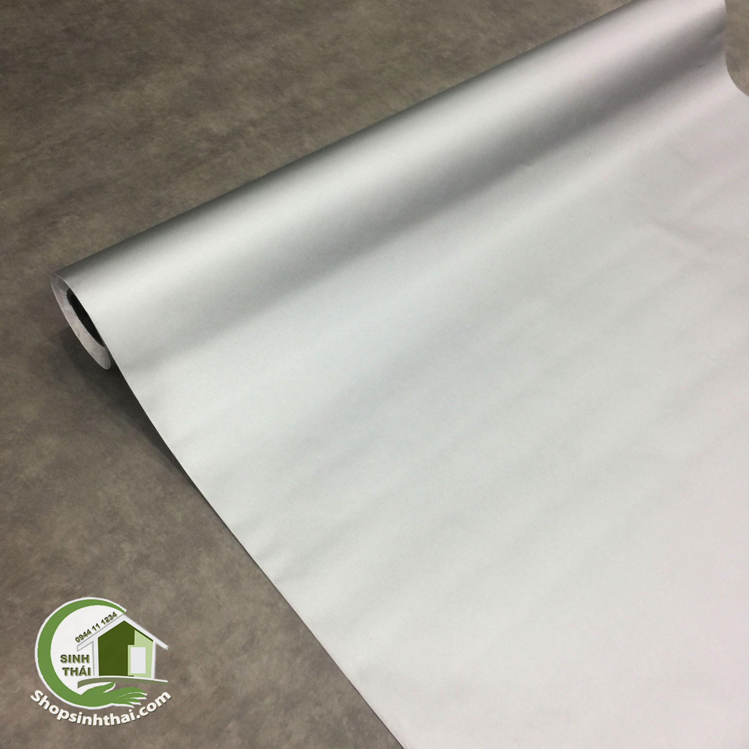 [HCM]Giấy Dán Tường Màu Xám Nhám  [ 50cm x khổ 120cm ] Có Sẵn Keo