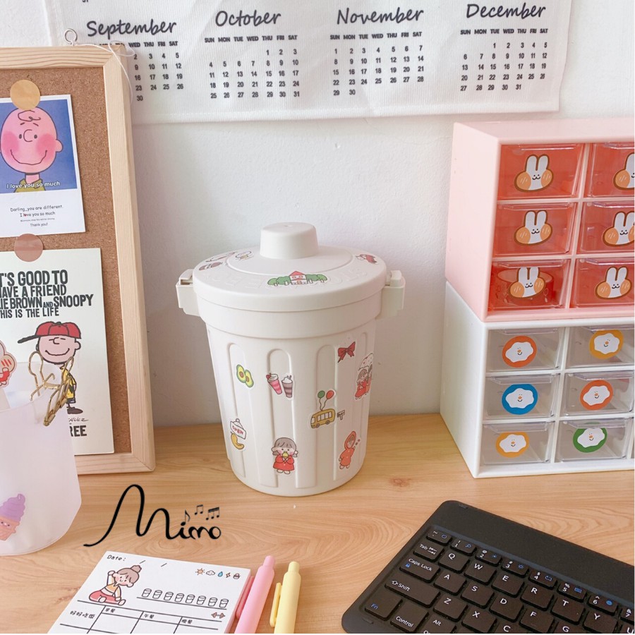 Thùng rác mini để bàn tiện lợi