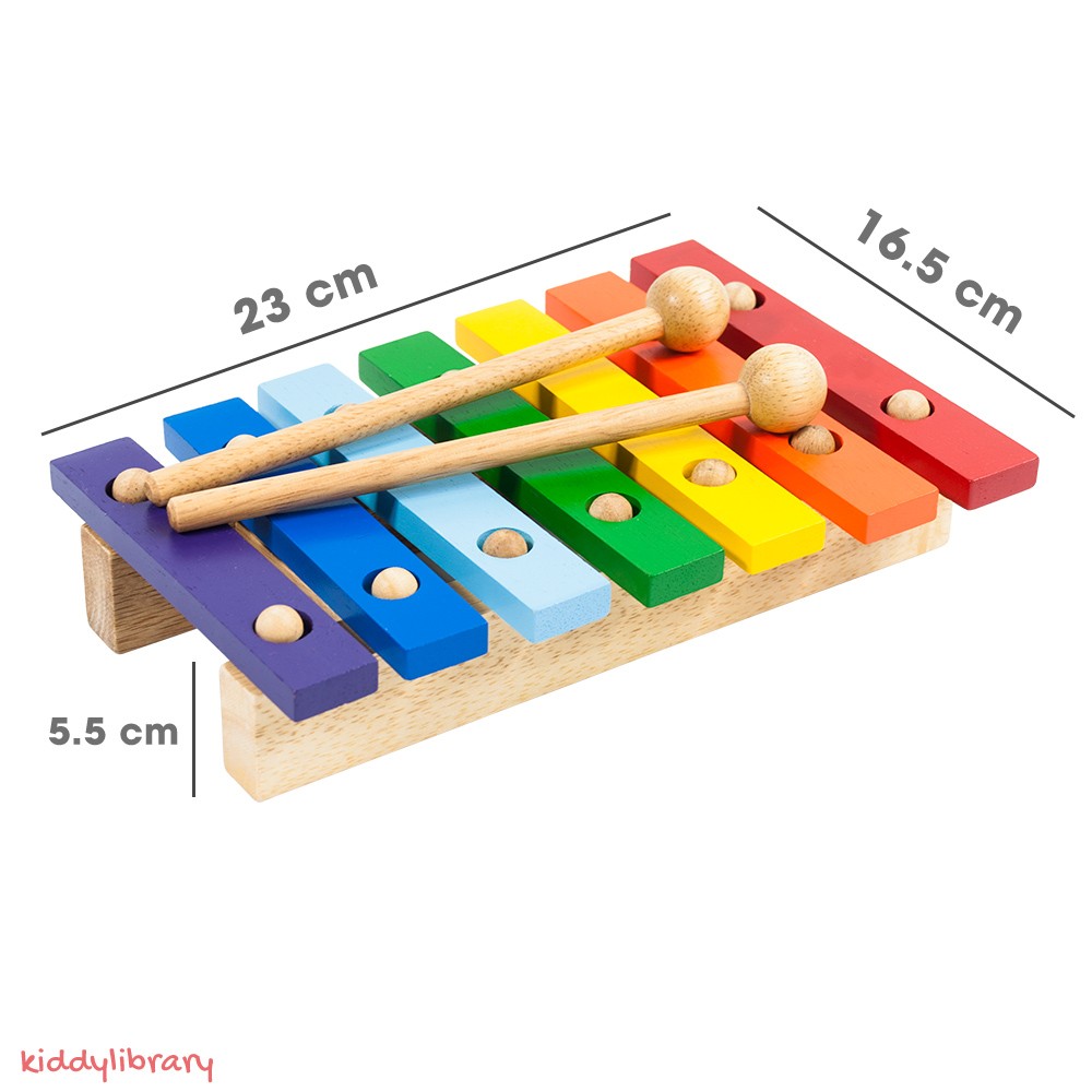 [HCM]Đồ chơi gỗ Winwintoys - Đàn mộc cầm 7 thanh