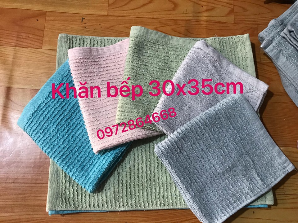05 chiếc khăn 30x35cm