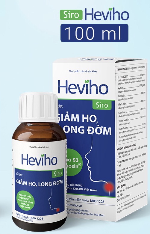 [HCM]Siro ho cho bé Heviho - 100ml