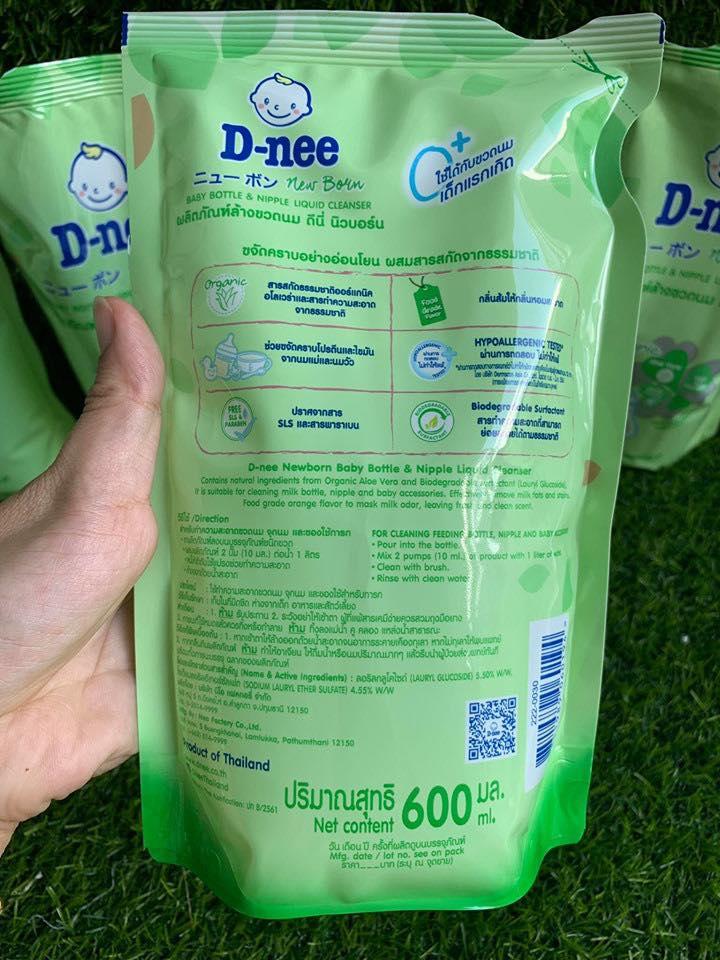 Nước rửa bình sữa và rau củ quả DNEE 600ml