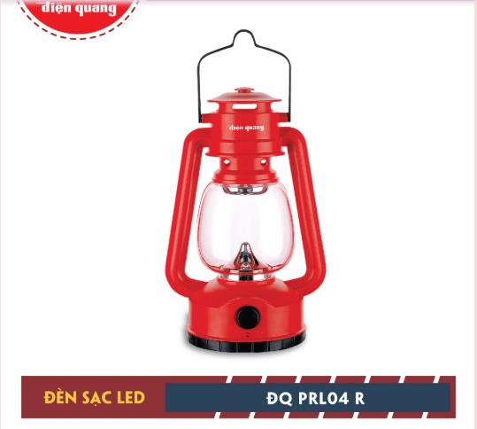 [HCM]Đèn sạc Led Điện Quang ĐQ PRL04 R (0.5W daylight đỏ)