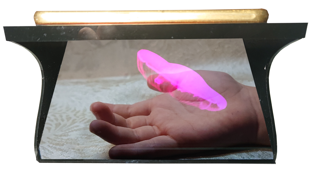 [HCM]Máy Chiếu 3D Hologram 180 độ dành cho điện thoại Sam Sung