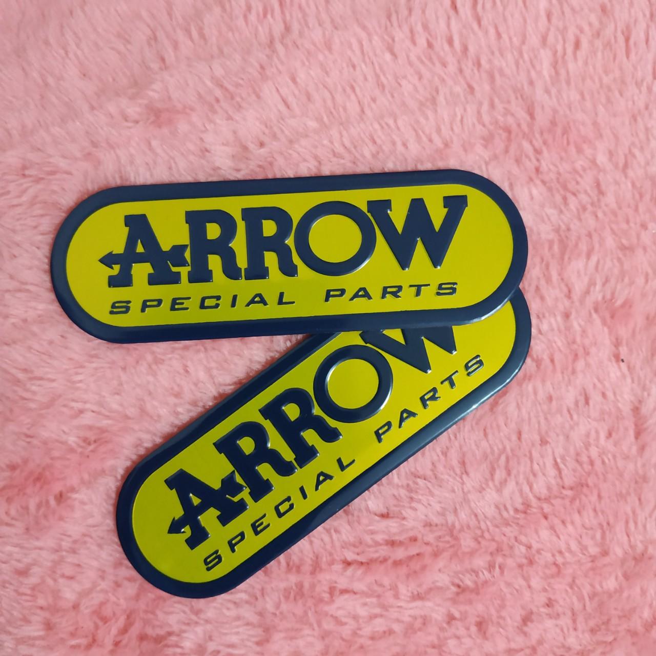 Tem nhôm dán Pô Arrow nhiều kích thước