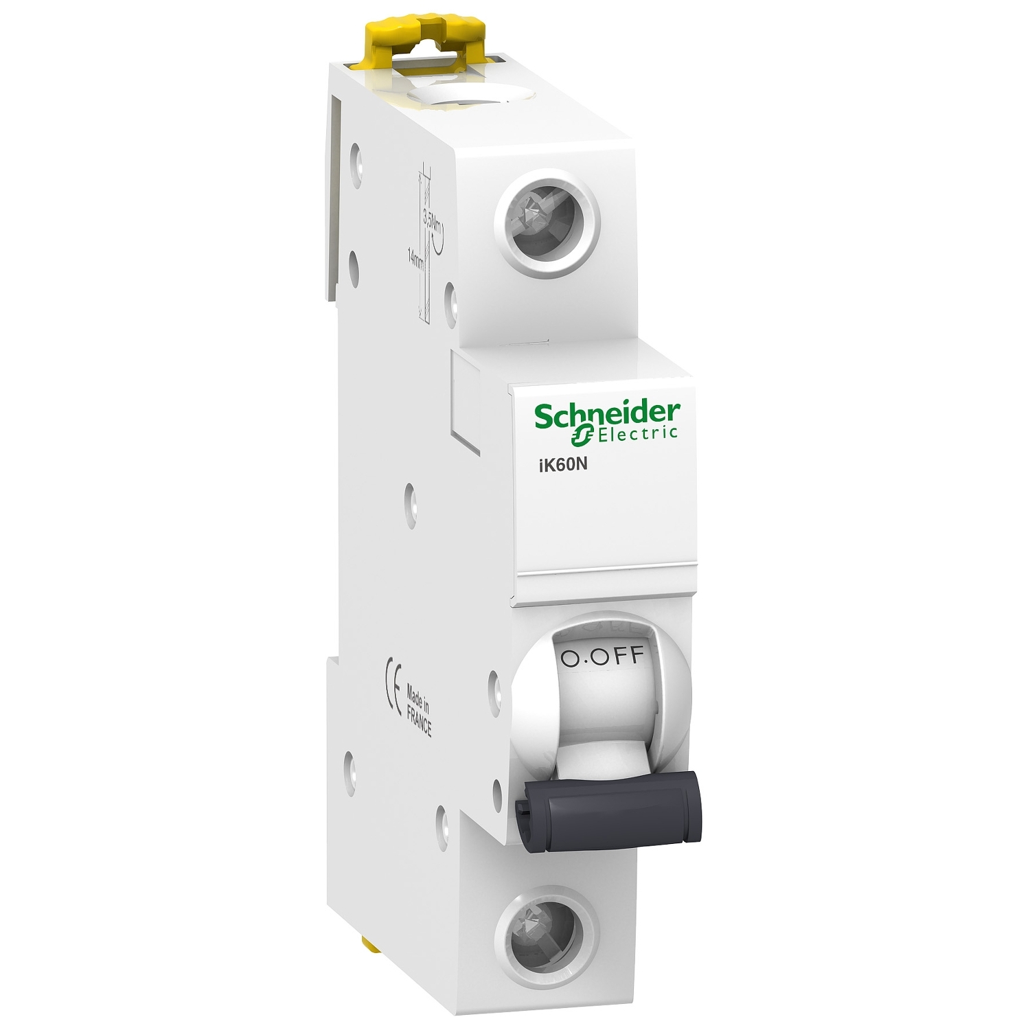 Cầu dao/Aptomat tự động Acti9 MCB 1P 63A 230V 6kA- Schneider Electric - A9K24163