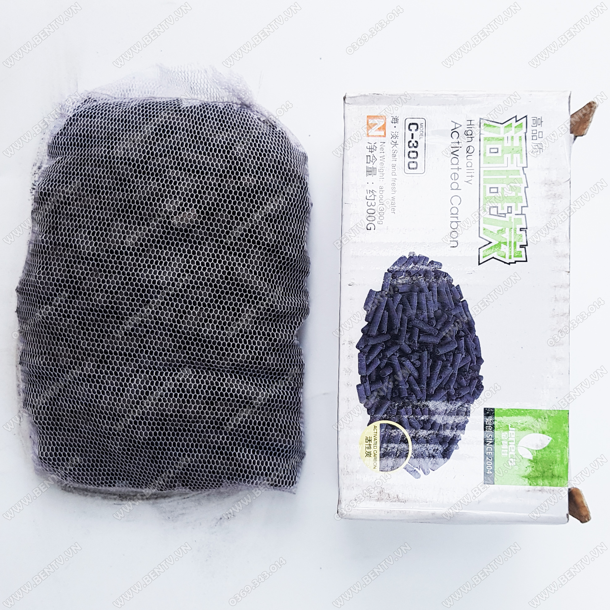 Than Hoạt Tính - Vật Liệu Lọc Bể Cá Cảnh (300g)