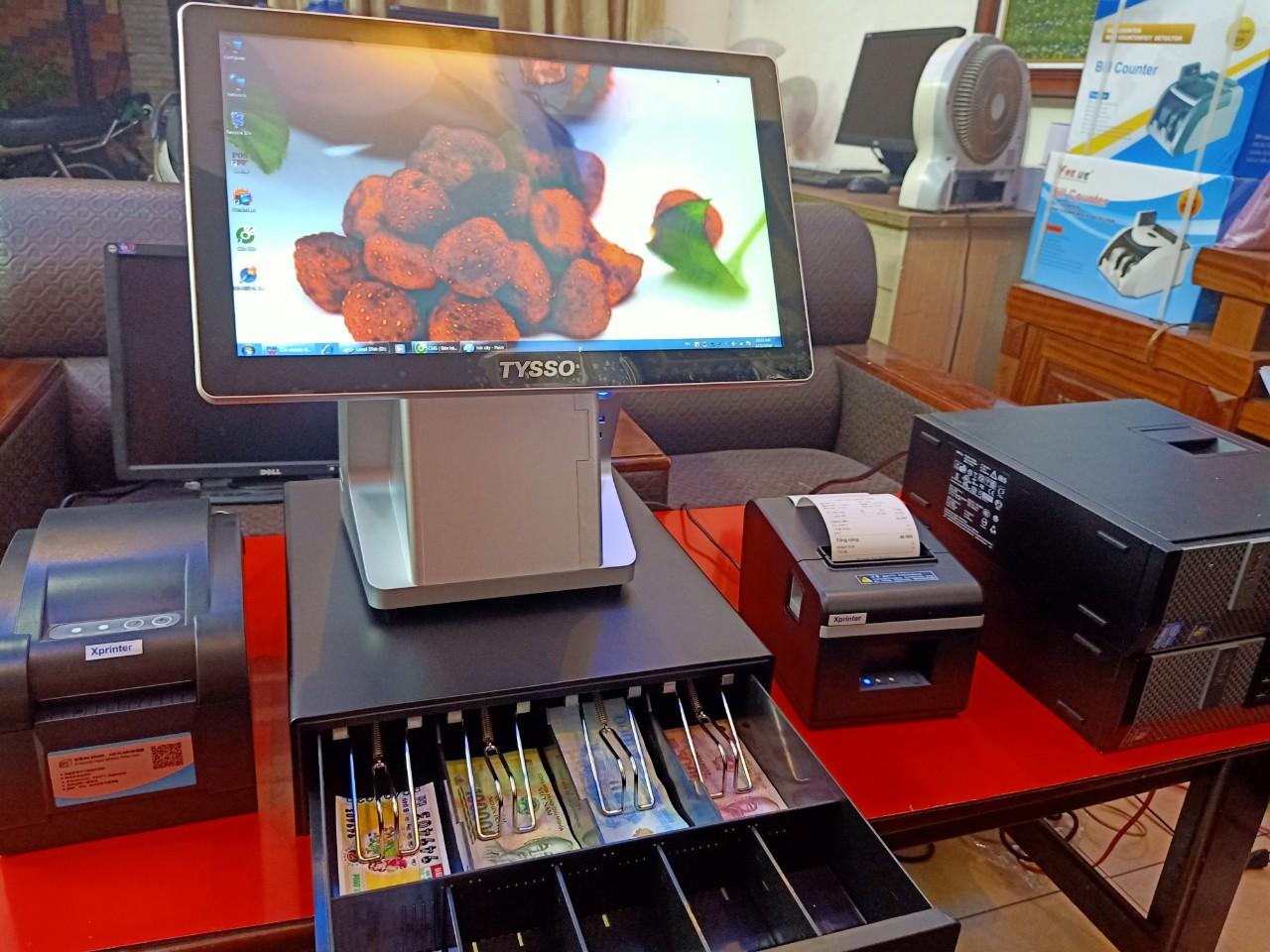 [HCM]TRỌN BỘ MÁY TÍNH TIỀN POS CẢM ỨNG
