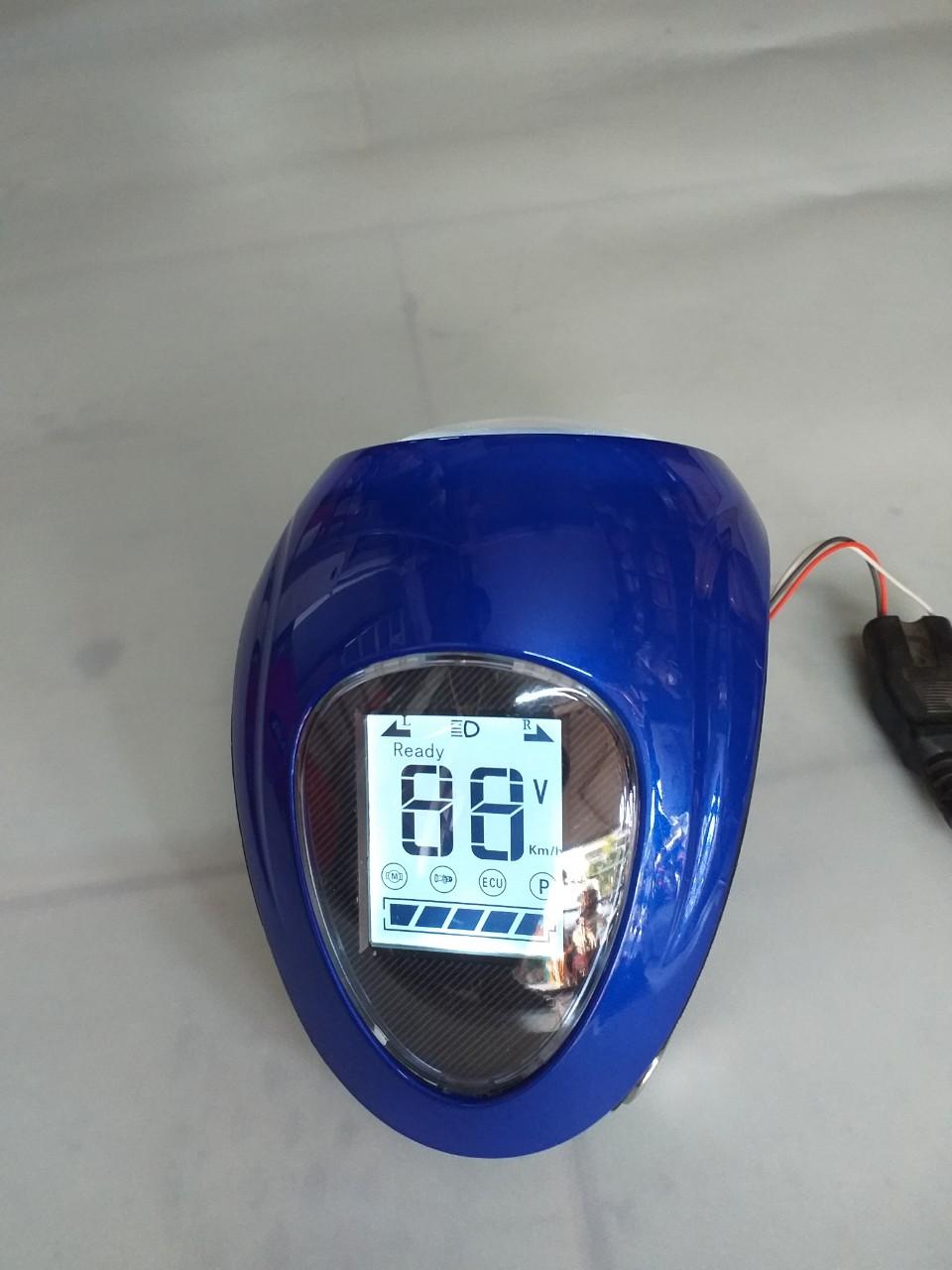 Mua đầu đèn LCD xe đạp điện giá tốt- dau den - đầu đèn báo tốc hiển thị led- đầu đèn xe điện kiểu mới