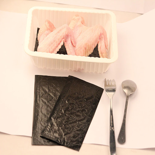 100 MIẾNG THẤM THỰC PHẨM MÀU ĐEN (8X13CM)