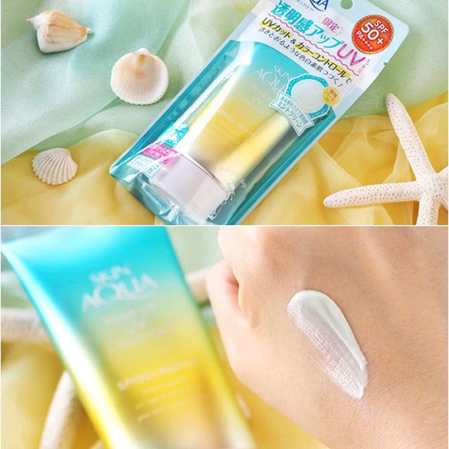 ROHTO Kem chống nắng nâng tông da Skin Aqua SPF50+ PA++++ 80g Cho da nhạy  cảm | Lazada.vn