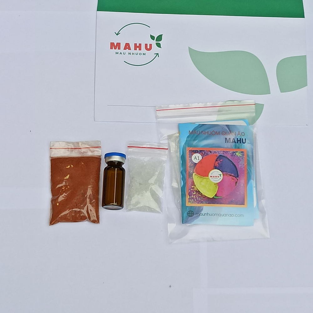 Thuốc nhuộm quần áo  (chỉ gói màu test)