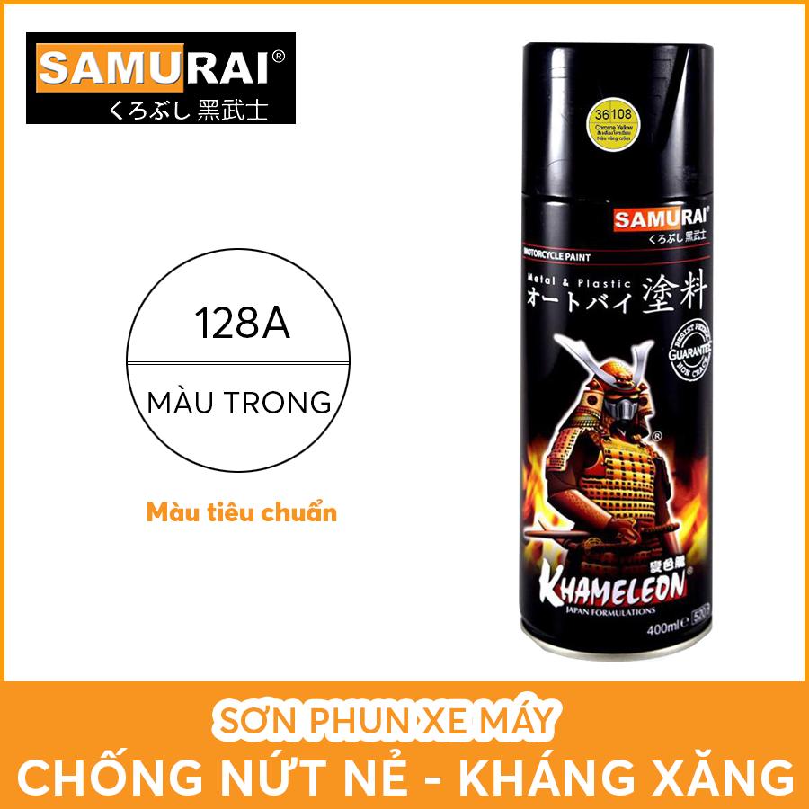 Sơn Samurai phủ bóng màu trong 128A