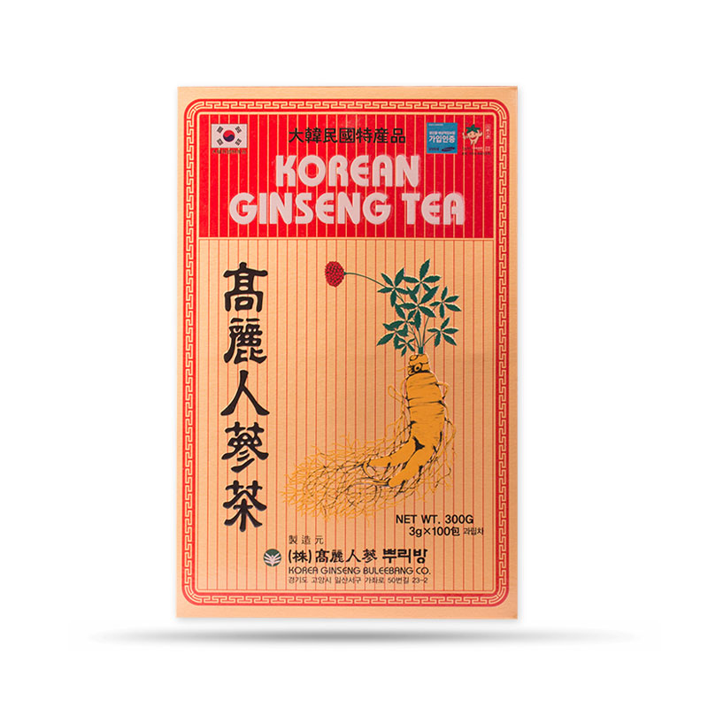 Trà hồng sâm Hàn Quốc Buleebang Ginseng Tea 100 Gói (3g x 100)