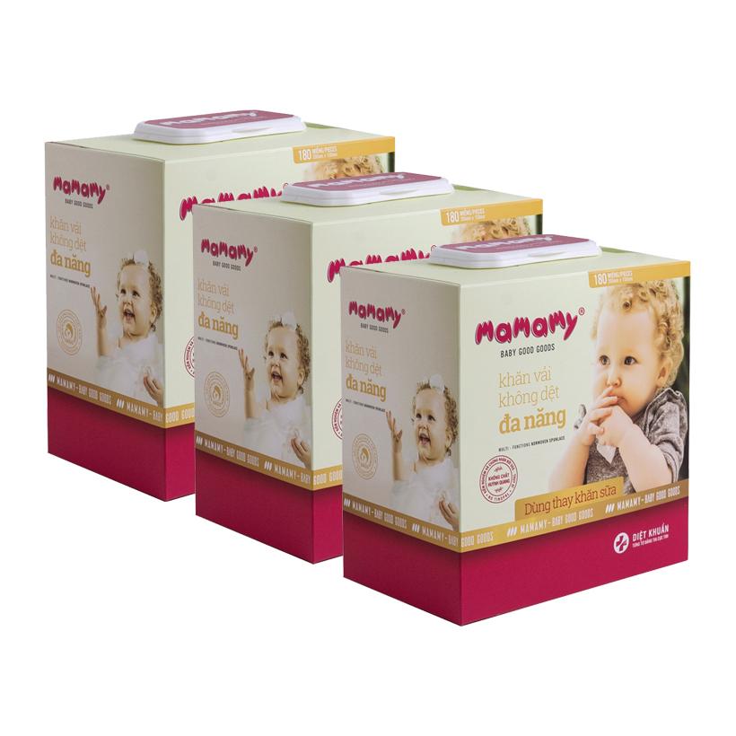KHĂN KHÔ ĐA NĂNG MAMAMY 180 TỜ