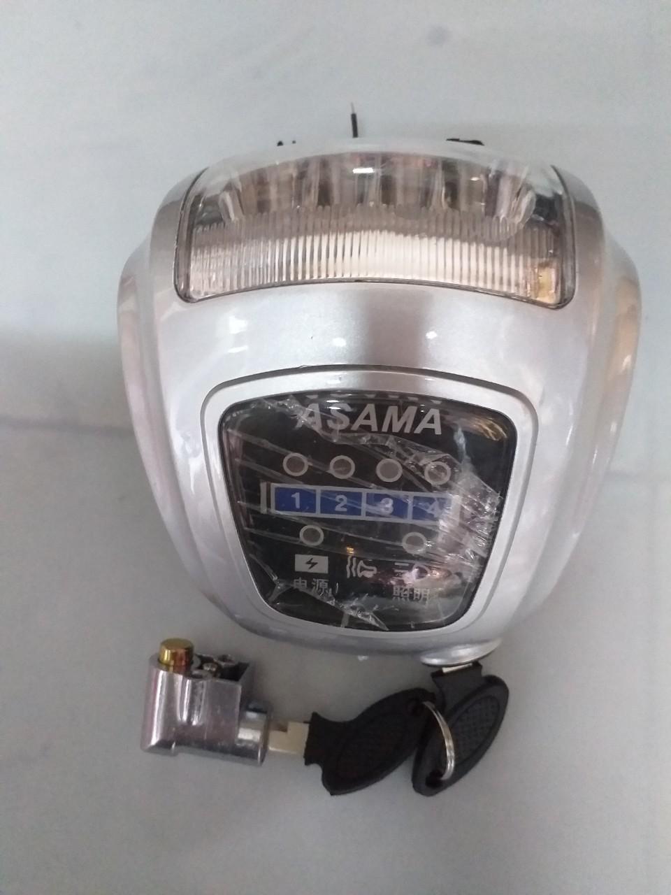 Mua đầu đèn xe đạp điện 36V giá tốt- dau den - đầu đèn xe đạp điện - đầu đèn xe điện kiểu mới - đầu đèn asama