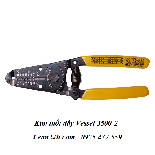 Kìm tuốt dây Vessel 3500E-2 (Japan)