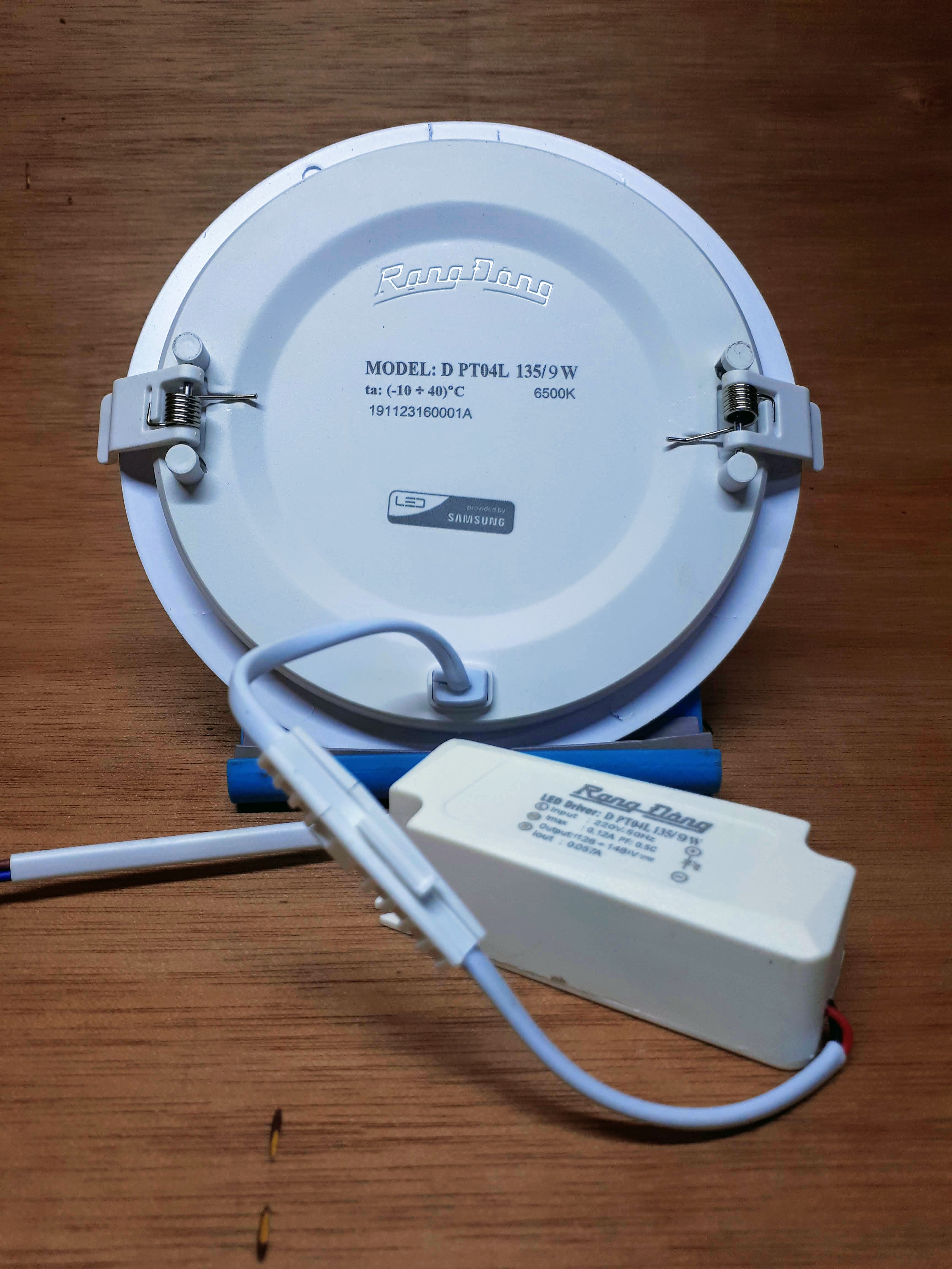 Đèn LED Âm trần Downlight D PT04L 135/9W Rạng Đông (AS trắng)