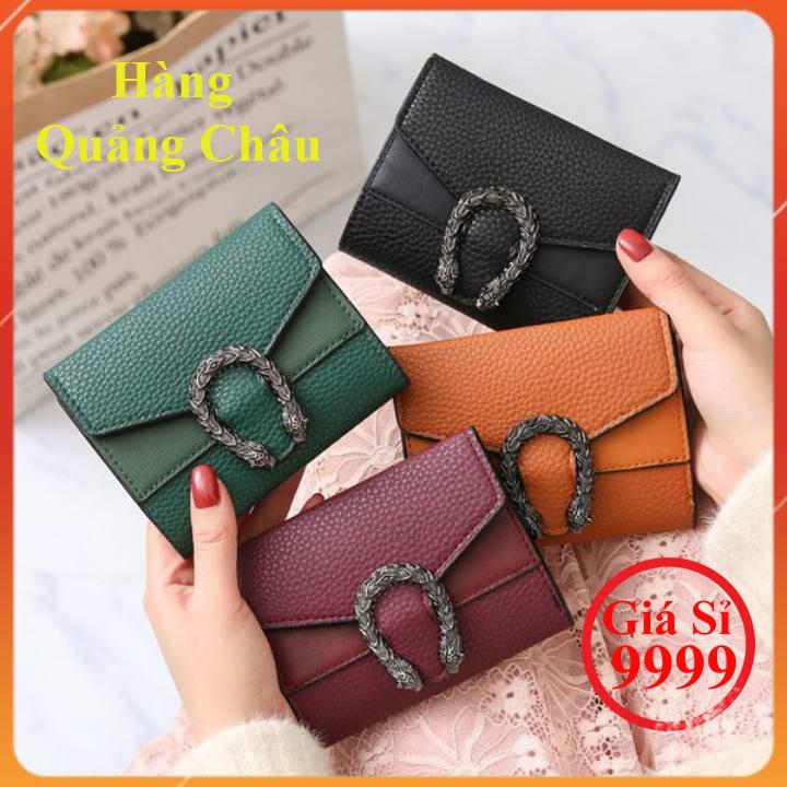 Ví ngắn cầm tay đầu rồng VMN09