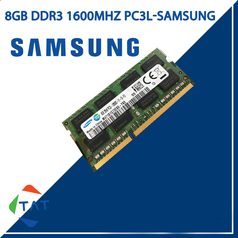 Bảng giá RAM Laptop Samsung 8GB DDR3 Bus 1600MHz PC3L-12800 1.35V Dùng Cho MacBook Máy Tính Xách Tay Bảo Hành 12 Tháng 1 Đổi 1 Phong Vũ
