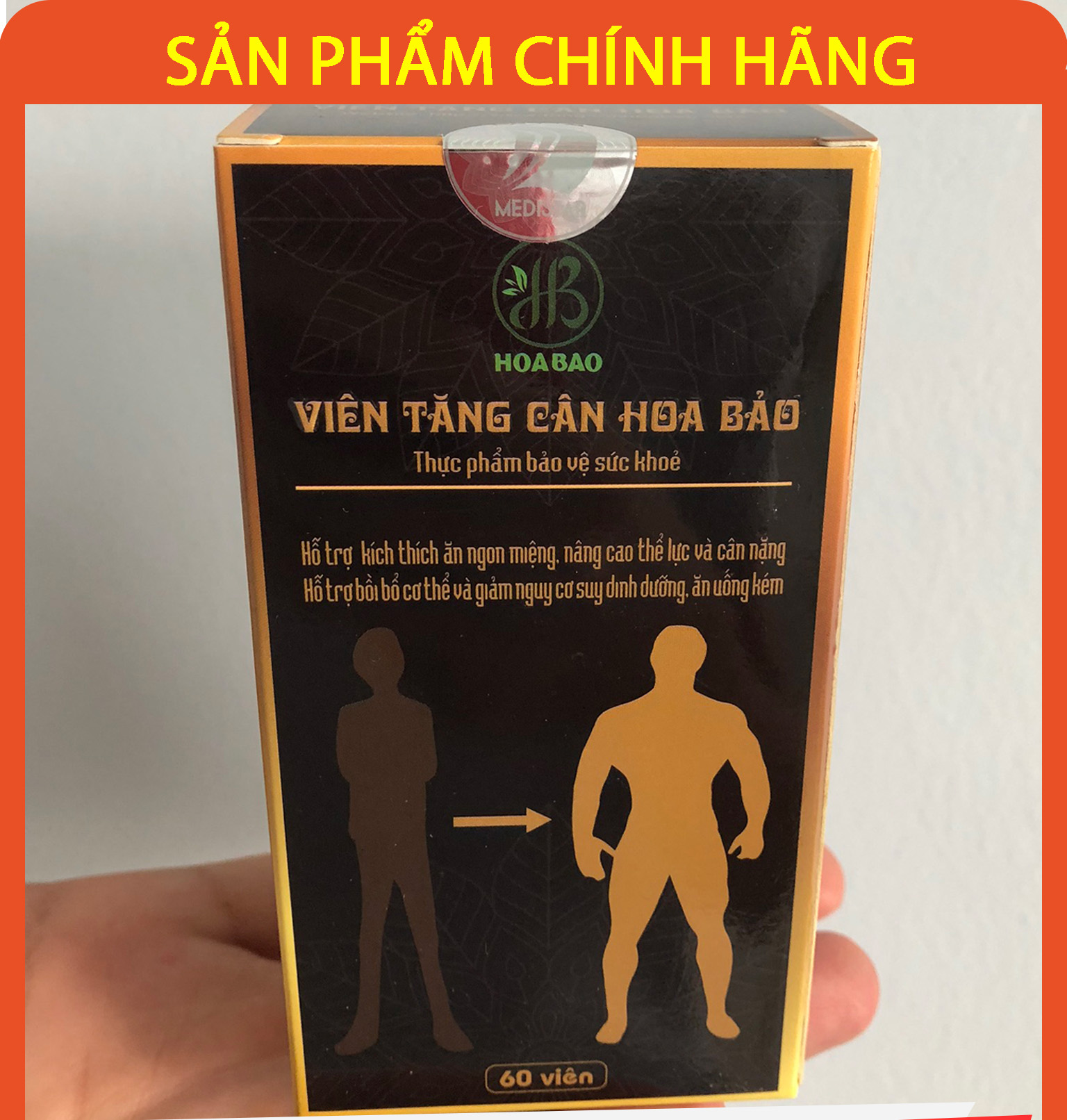 [HCM][combo 2 hộp] Viên tăng cân Hoa Bảo