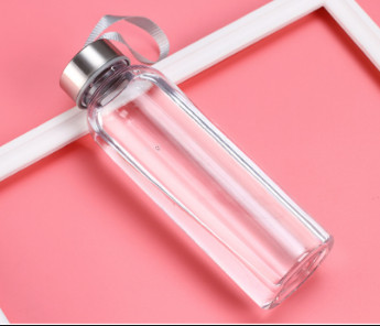 Combo 10 Bình Nước Thủy Tinh 500ml Nắp Dây Xách