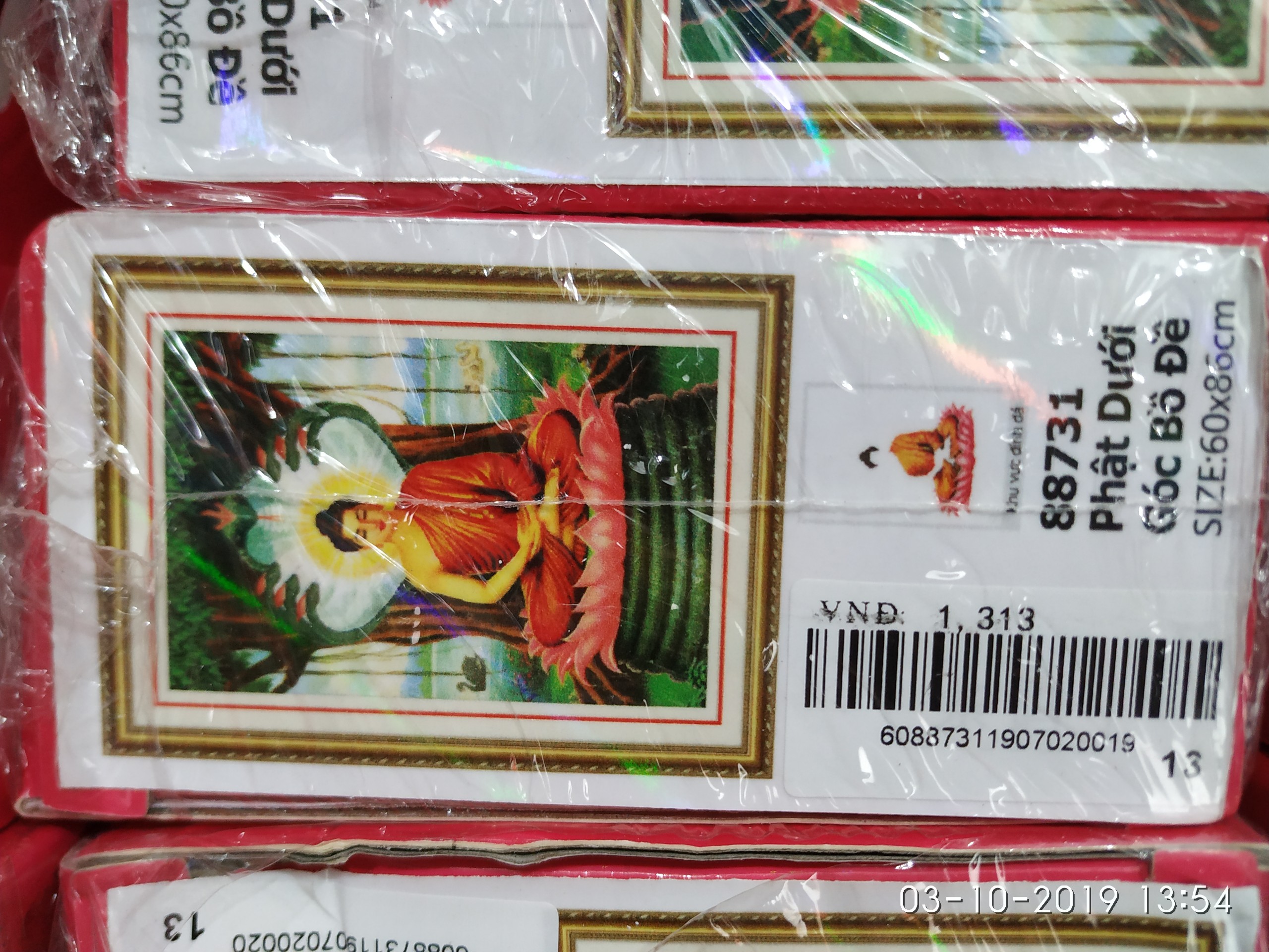 [HCM]Tranh đính đá Phật  88731